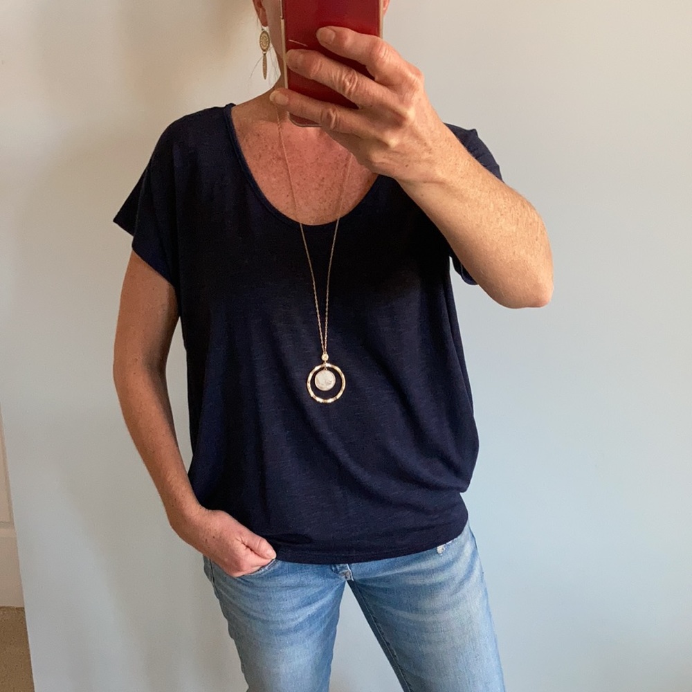 Navy Short Sleeve Tee